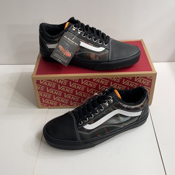 Vans Old skool Mte Black Camo weather resistant exterior